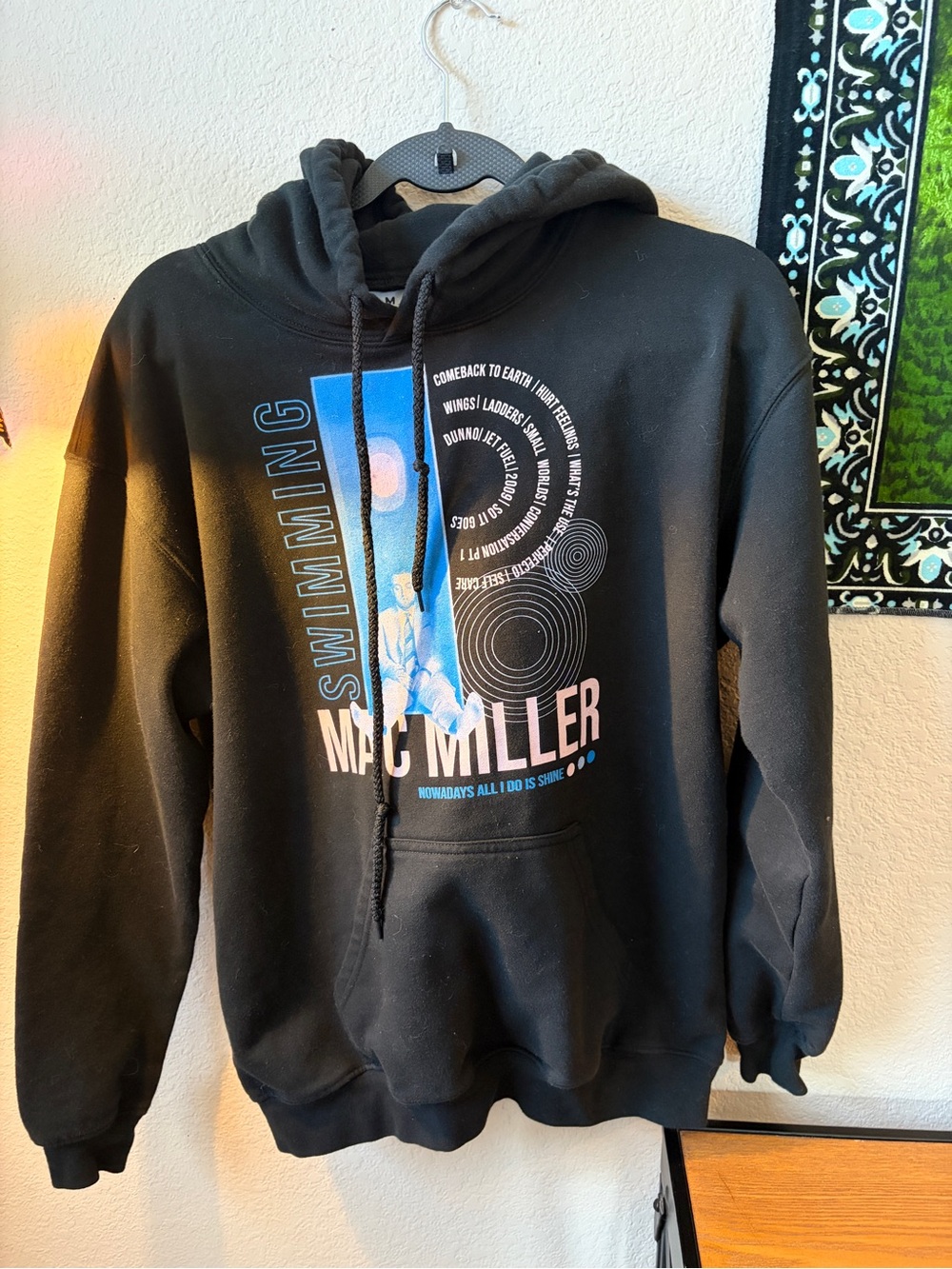 Mac Miller Swimming Hoodie sz M Unisex